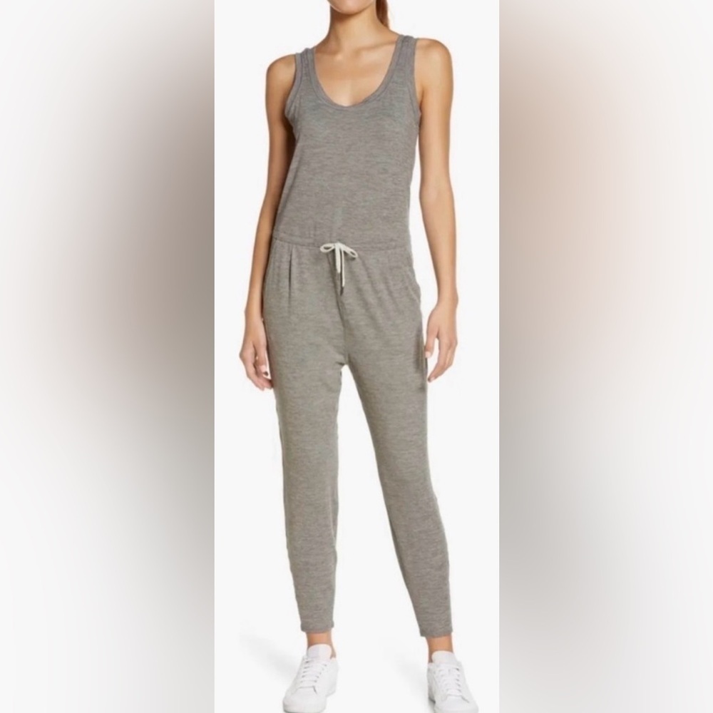 Vuori Lux Jumpsuit Heather Grey Size Medium